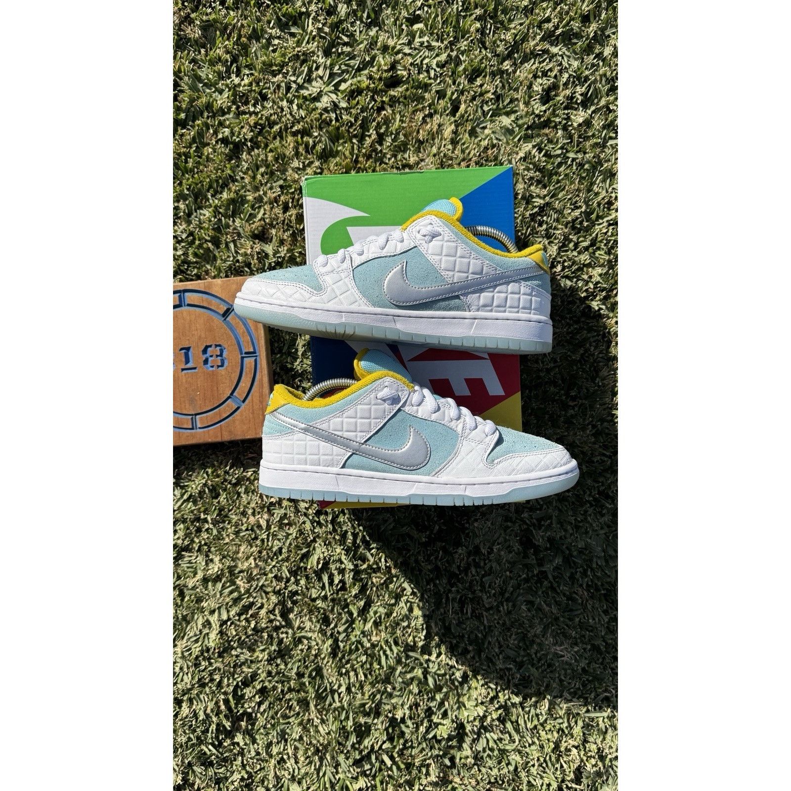 Nike FTC x Dunk SB Low Lagoon Pulse DH7687-400 Men’s Size 9