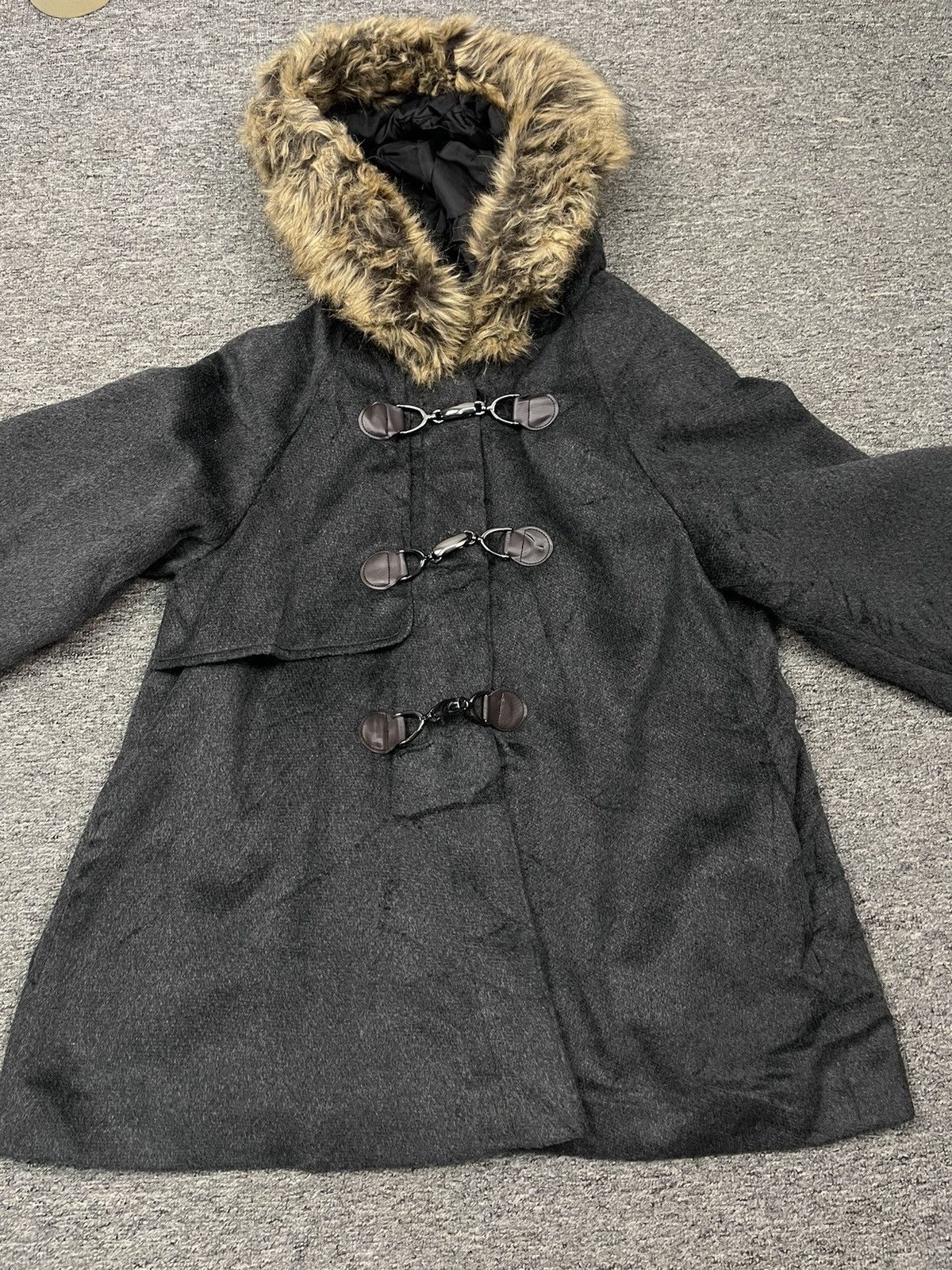If Six Was Nine Vintage Aller Bien FauxFur Hoodie Duffle Jacket Extreme Cold Size S / US 4 / IT 40 - 7 Thumbnail