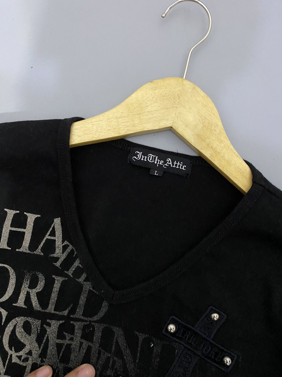 In The Attic 💥Bondage💥In The Attic Poem Longsleeve Size US L / EU 52-54 / 3 - 6 Thumbnail