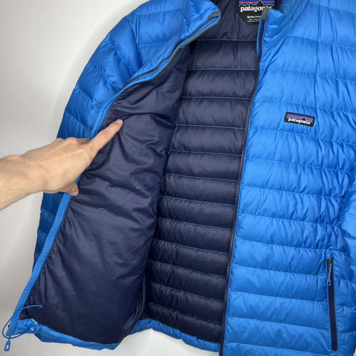 Patagonia Patagonia Puffer Nano Down Jacket Blue Navy Logo Size US M / EU 48-50 / 2 - 8 Thumbnail