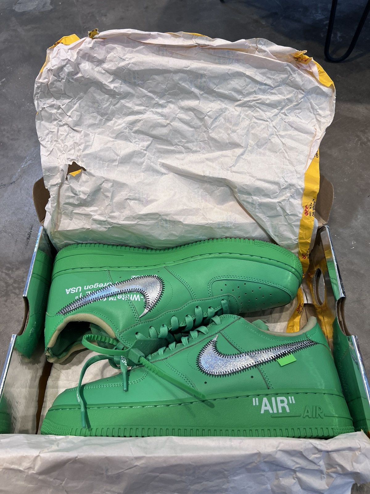 Nike × Off-White Nike x Off-White Air Force 1 Low Brooklyn Size US 11 / EU 44 - 12 Thumbnail
