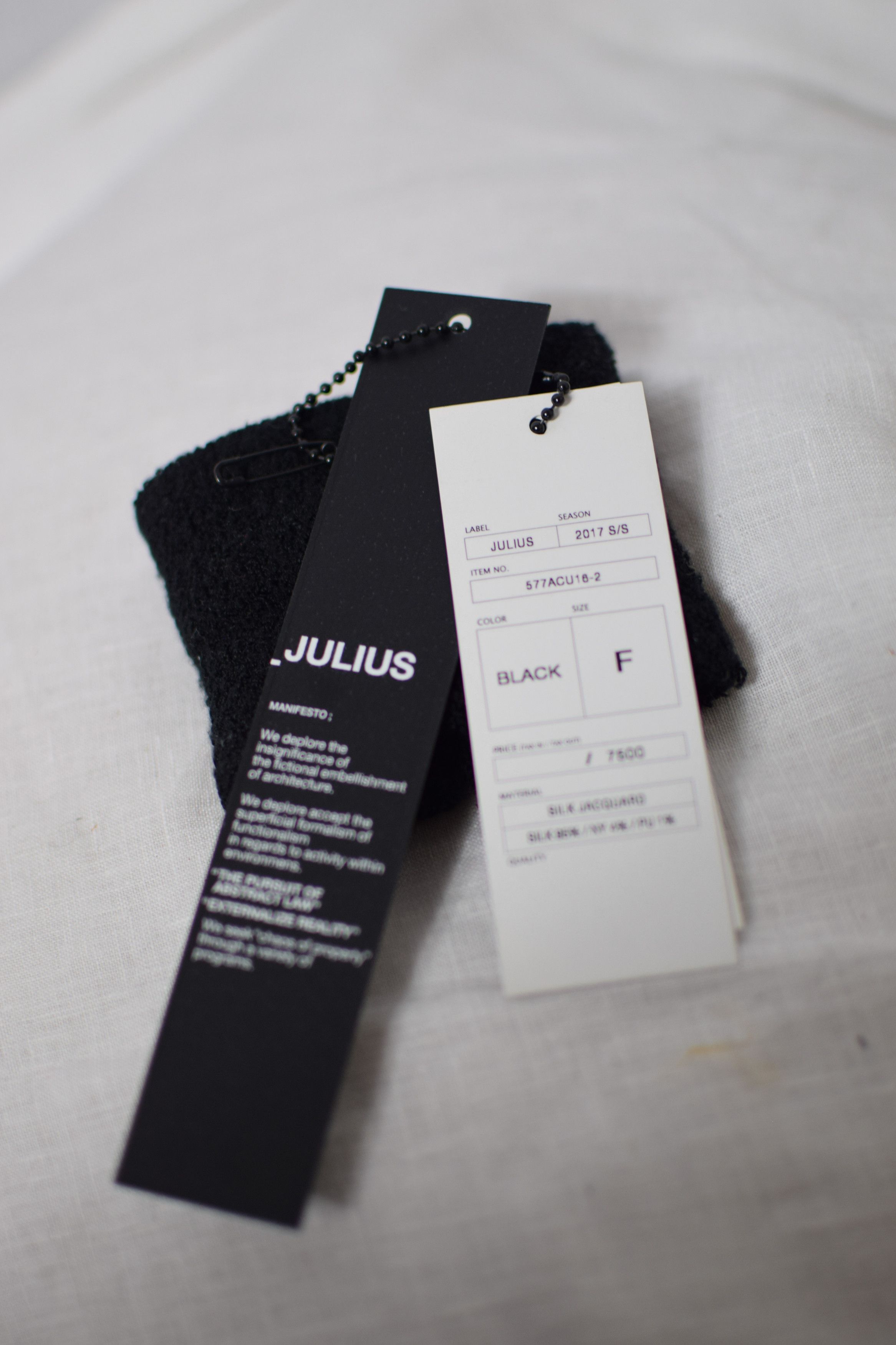 Julius Julius SS17 Knives Silk Wristband - 577ACU16-2 Size ONE SIZE - 4 Thumbnail