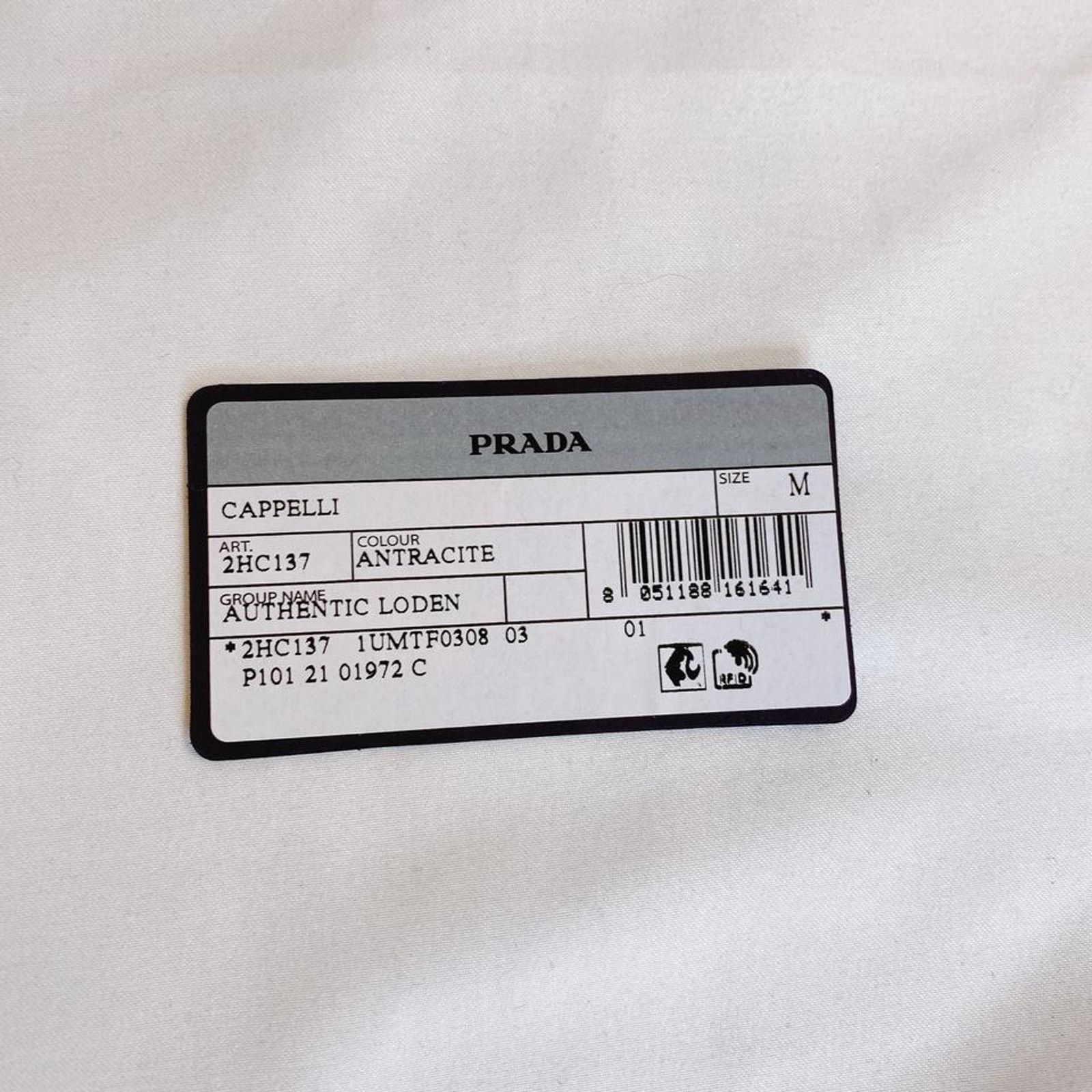 Prada PRADA logo appliqued wool felt bucket hat M Size ONE SIZE - 6 Thumbnail