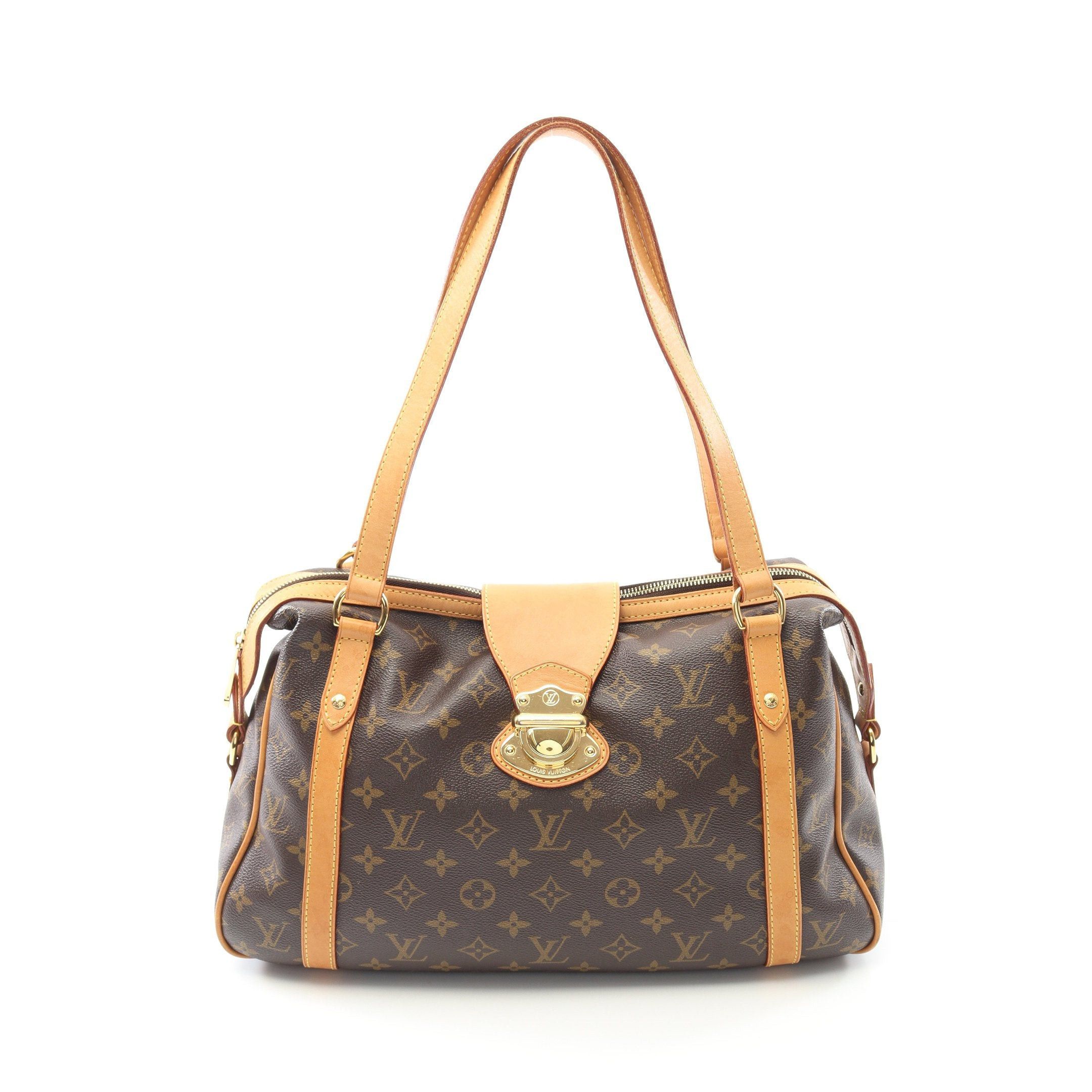 Louis Vuitton Louis Vuitton Stresa Pm Monogram Shoulder Bag Leather Brown Size ONE SIZE - 1 Thumbnail