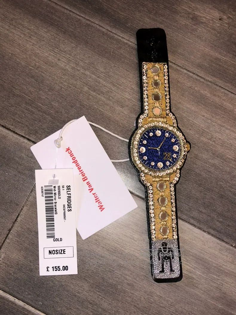 Walter Van Beirendonck Walter Van Beirendonck W&LT Watch Bracelet Gold Size ONE SIZE - 1 Thumbnail