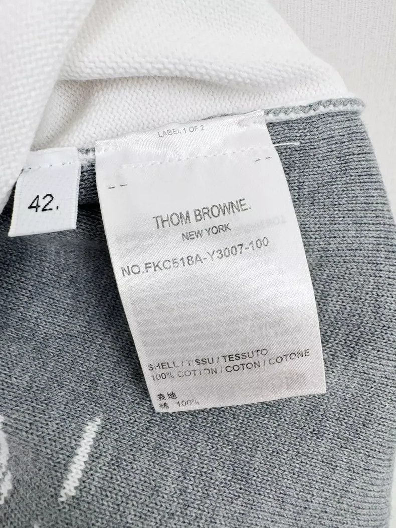Thom Browne Thom Browne size42 Knitted cardigan Size M / US 6-8 / IT 42-44 - 7 Thumbnail