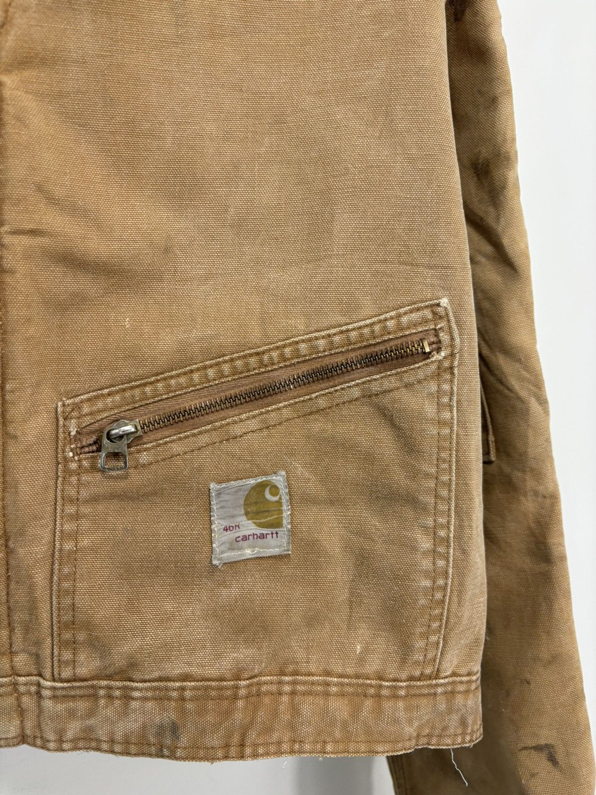 Carhartt Vintage Carhartt 80s USA Boxy Fit Cropped Detroit Jacket Size US L / EU 52-54 / 3 - 14 Thumbnail