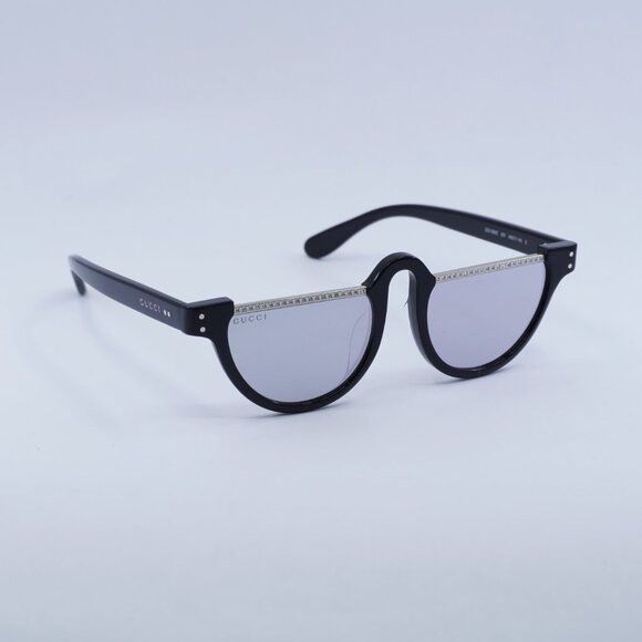Gucci Gucci GG1368S 001 Sunglasses Black Oval Frame -Lowest Price! Size ONE SIZE - 1 Thumbnail