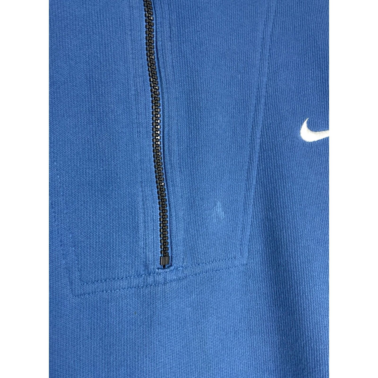Nike Vintage Nike EHC Kloten 1/4 Zip Sweatshirt Blue Mens Pullover Size US L / EU 52-54 / 3 - 4 Thumbnail
