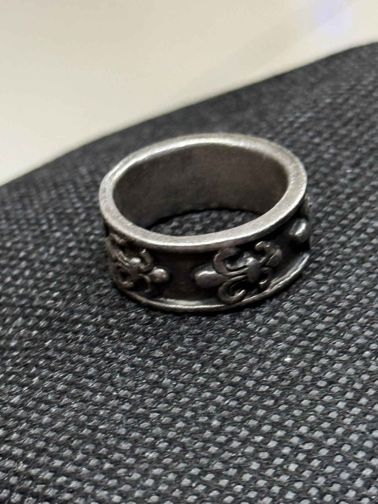 Sterling Silver × Vintage VTG STERLING SILVER 925 ENGRAVED RING SIZE 8 Size ONE SIZE - 3 Thumbnail