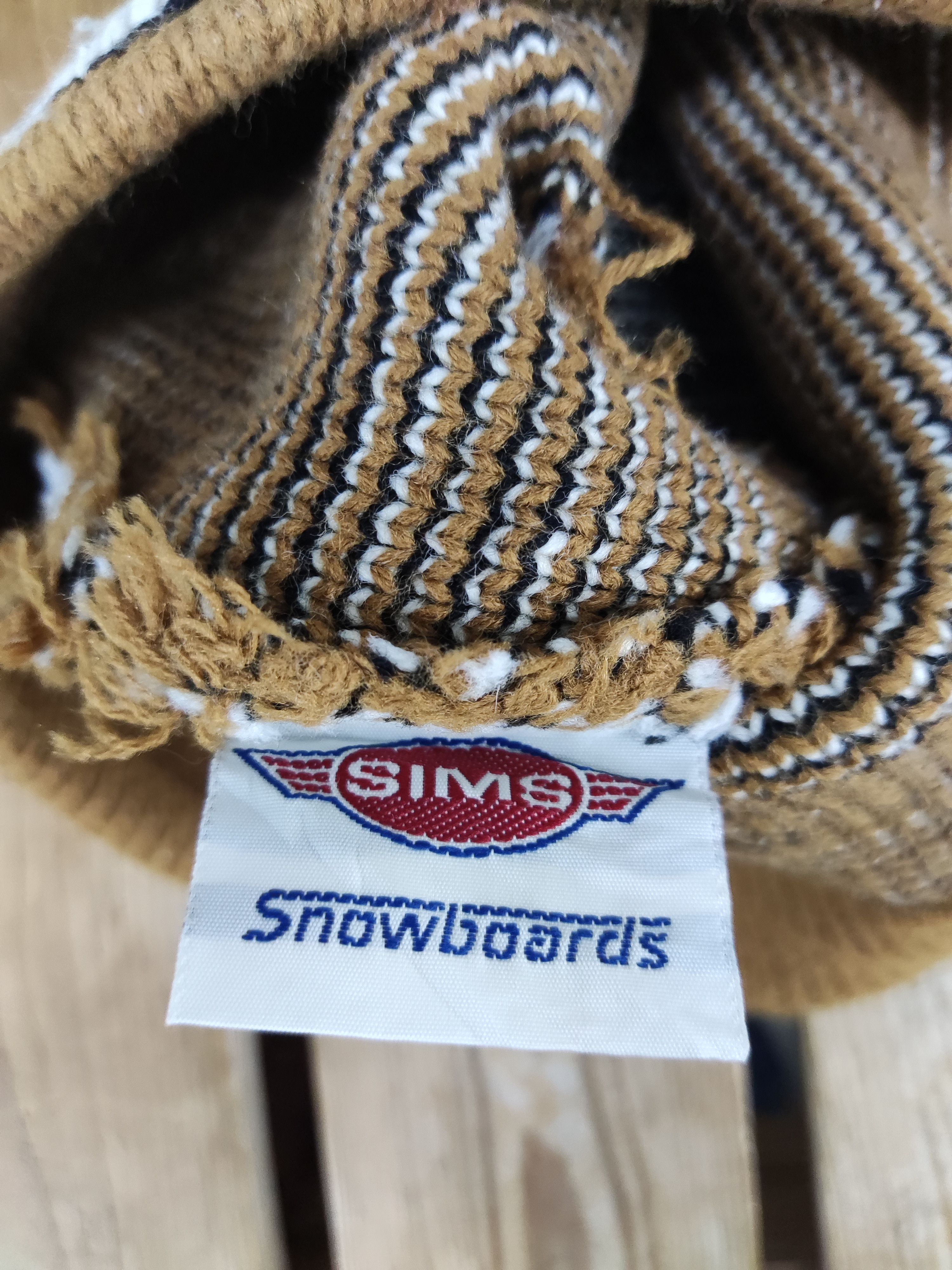 Vintage Vintage Sims Snowboarding Beanie Hat Size ONE SIZE - 6 Thumbnail
