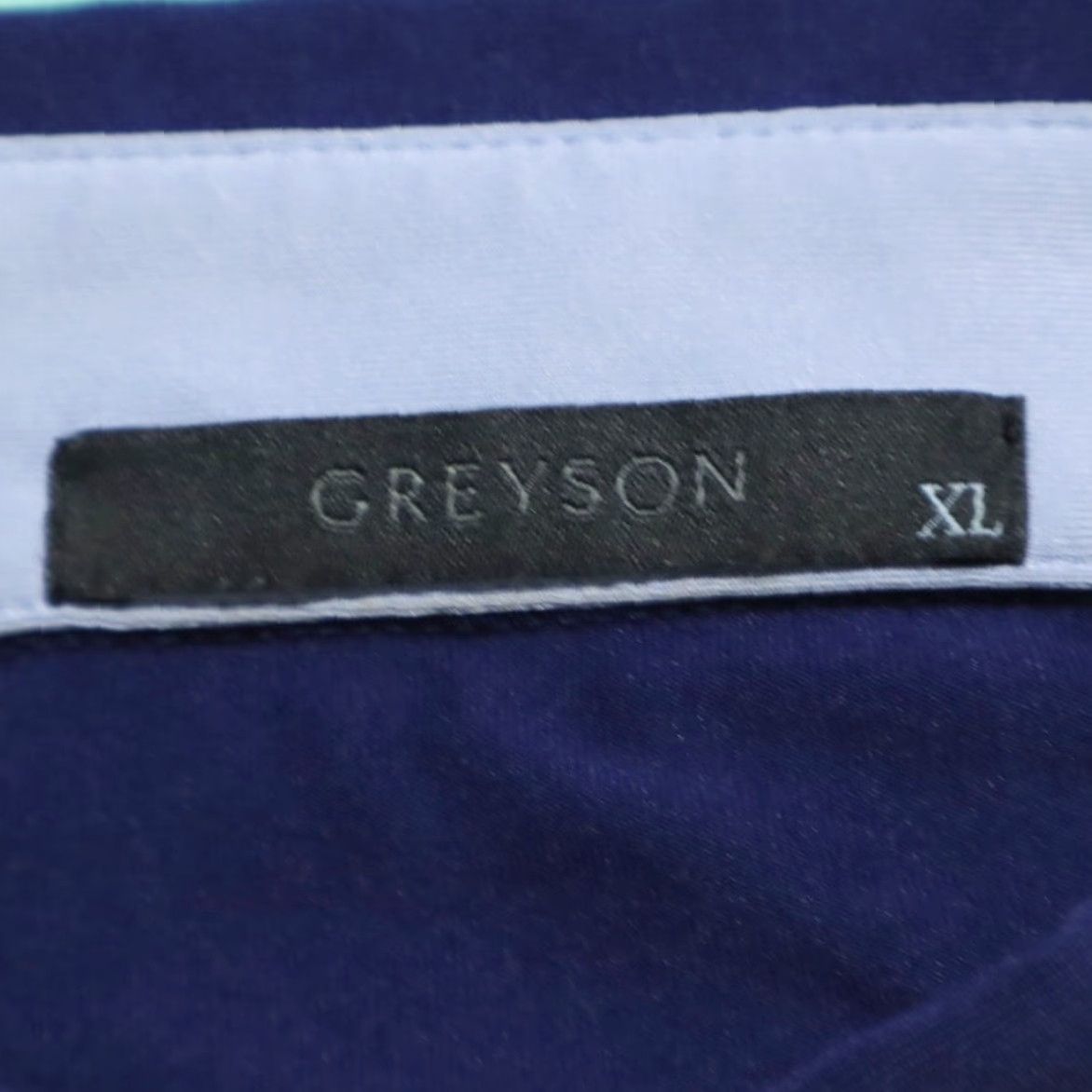 Vintage Greyson Golf Stretch Polyester Solid Polo Shirt Navy Blue Men's XL Size US XL / EU 56 / 4 - 5 Thumbnail