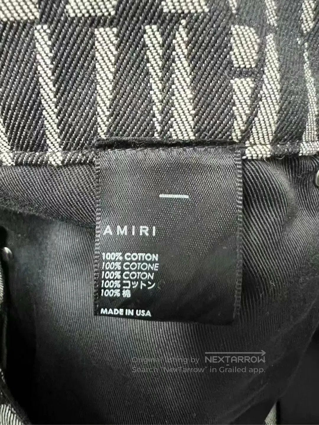 Amiri amiri logo detail side button jeans. Size US 32 / EU 48 - 4 Thumbnail