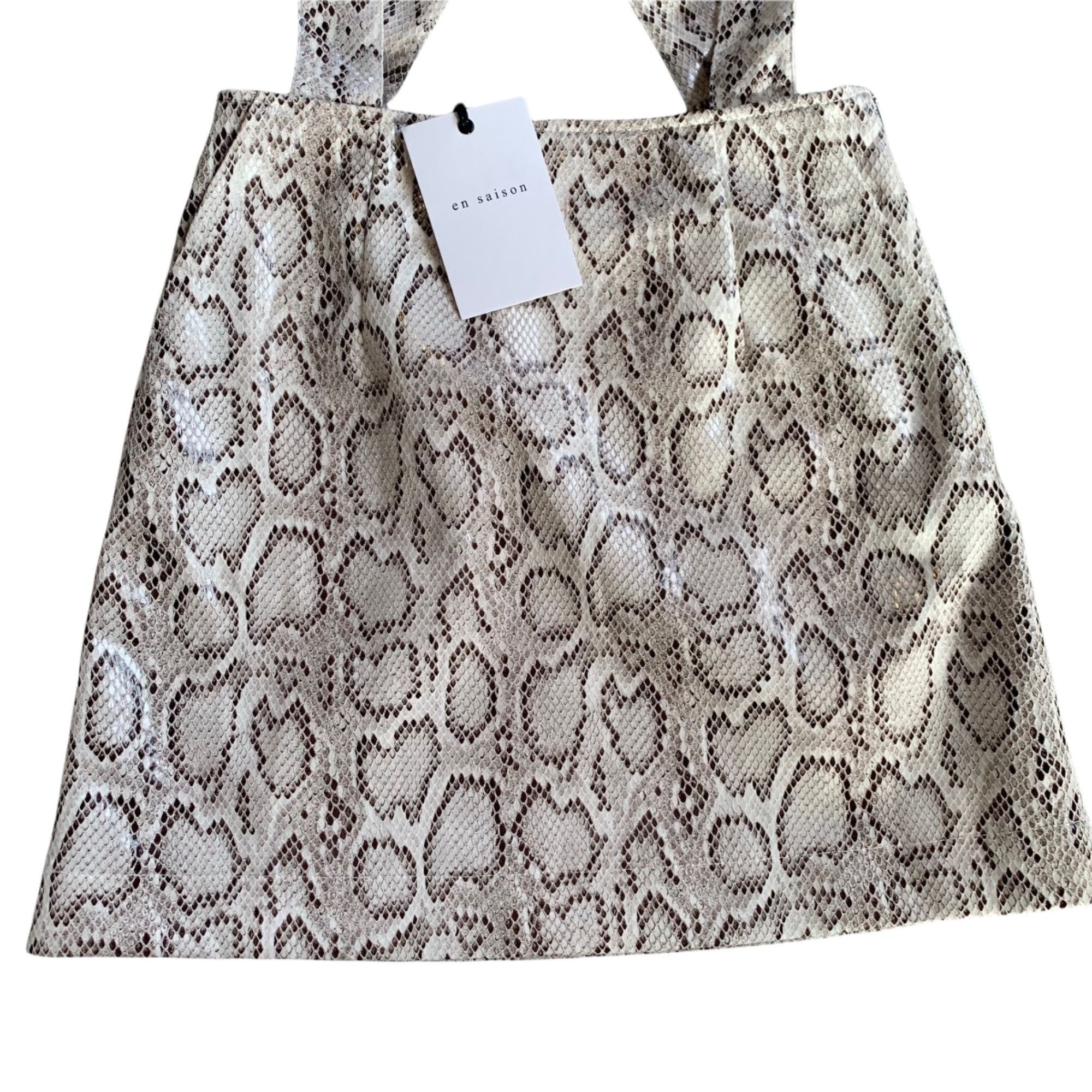 Other NWT en saison Snake Print Suspender Mini Skirt S Size 28" / US 6 / IT 42 - 2 Thumbnail
