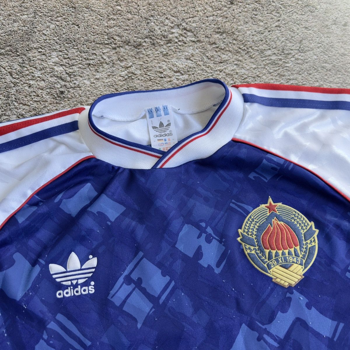 Adidas Vintage Adidas Yugoslavia 1991/92 Home Soccer Jersey Shirt Size US M / EU 48-50 / 2 - 3 Thumbnail
