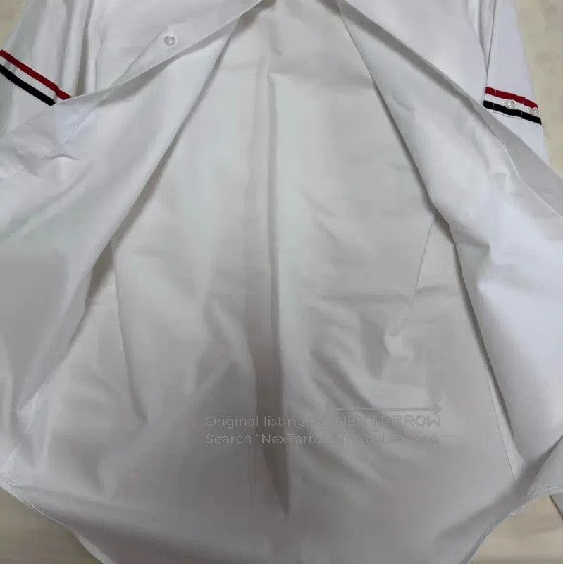 Thom Browne Thom Browne Long Sleeve Striped Cotton Shirt . Size US S / EU 44-46 / 1 - 3 Thumbnail