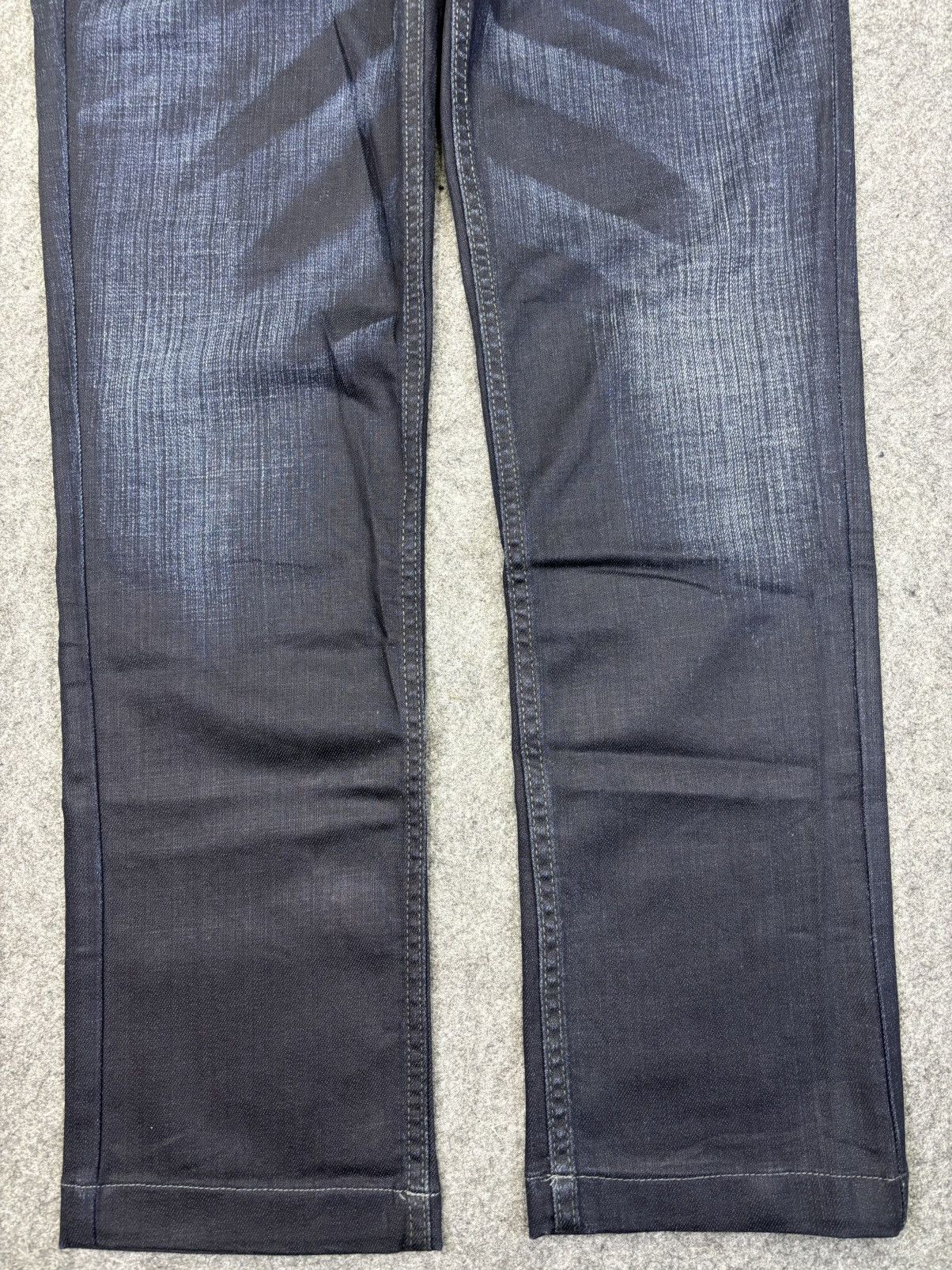 Marithe + Francois Girbaud MFG Stretchable Skinny Rare Dope Wax Indigo Denim F880 Size US 33 - 4 Thumbnail