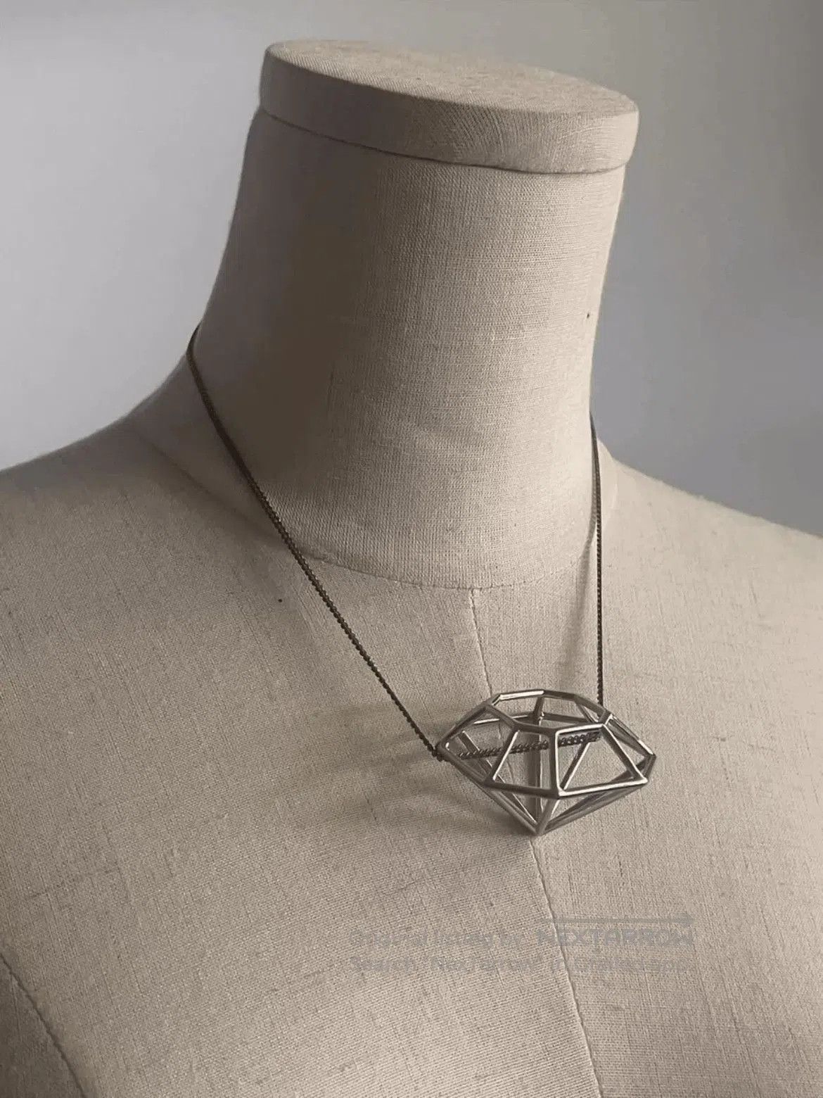 Maison Margiela Maison Martin Margiela Diamond Shape Brass Necklace. Size ONE SIZE - 2 Thumbnail