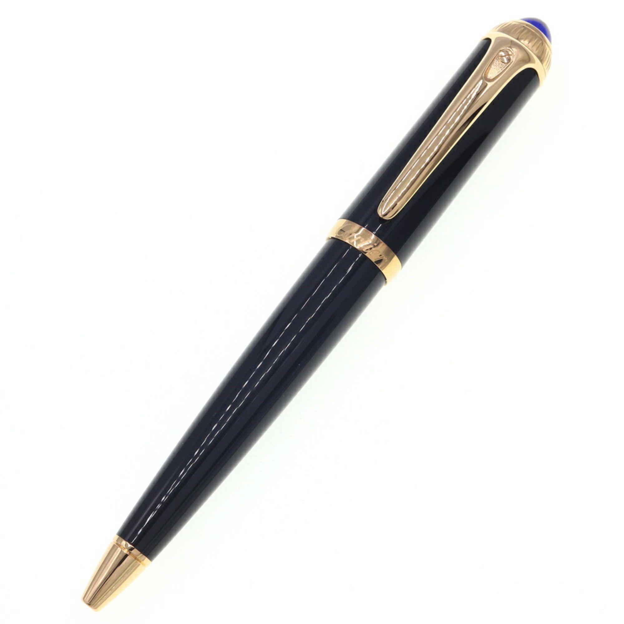 Cartier Cartier R de Ballpoint Pen OP000210 Black Gold Twist Function Size ONE SIZE - 1 Thumbnail
