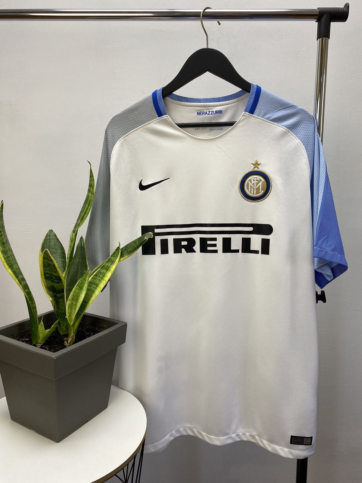 Nike Nike Inter Milan Football Jersey 2017/2018 Away Pirelli Size US XXL / EU 58 / 5 - 1 Thumbnail