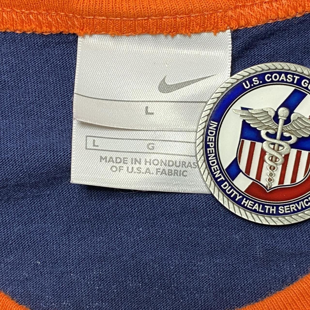 Nike Vintage Nike Navy Blue Baseball Ringer Tee Size Large Size US L / EU 52-54 / 3 - 3 Thumbnail