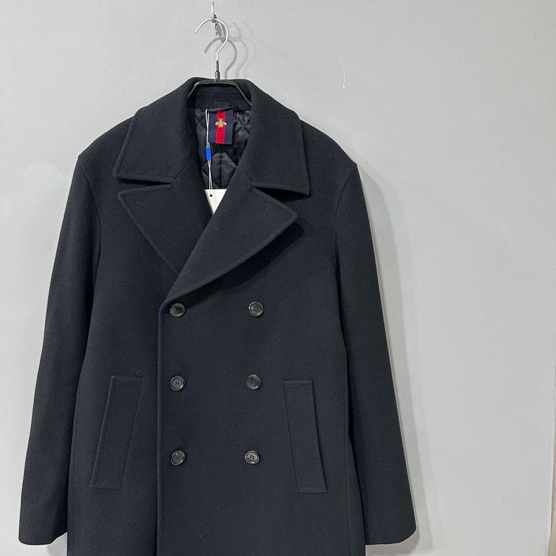 Gucci Gucci Dark wool coat Size US M / EU 48-50 / 2 - 2 Thumbnail