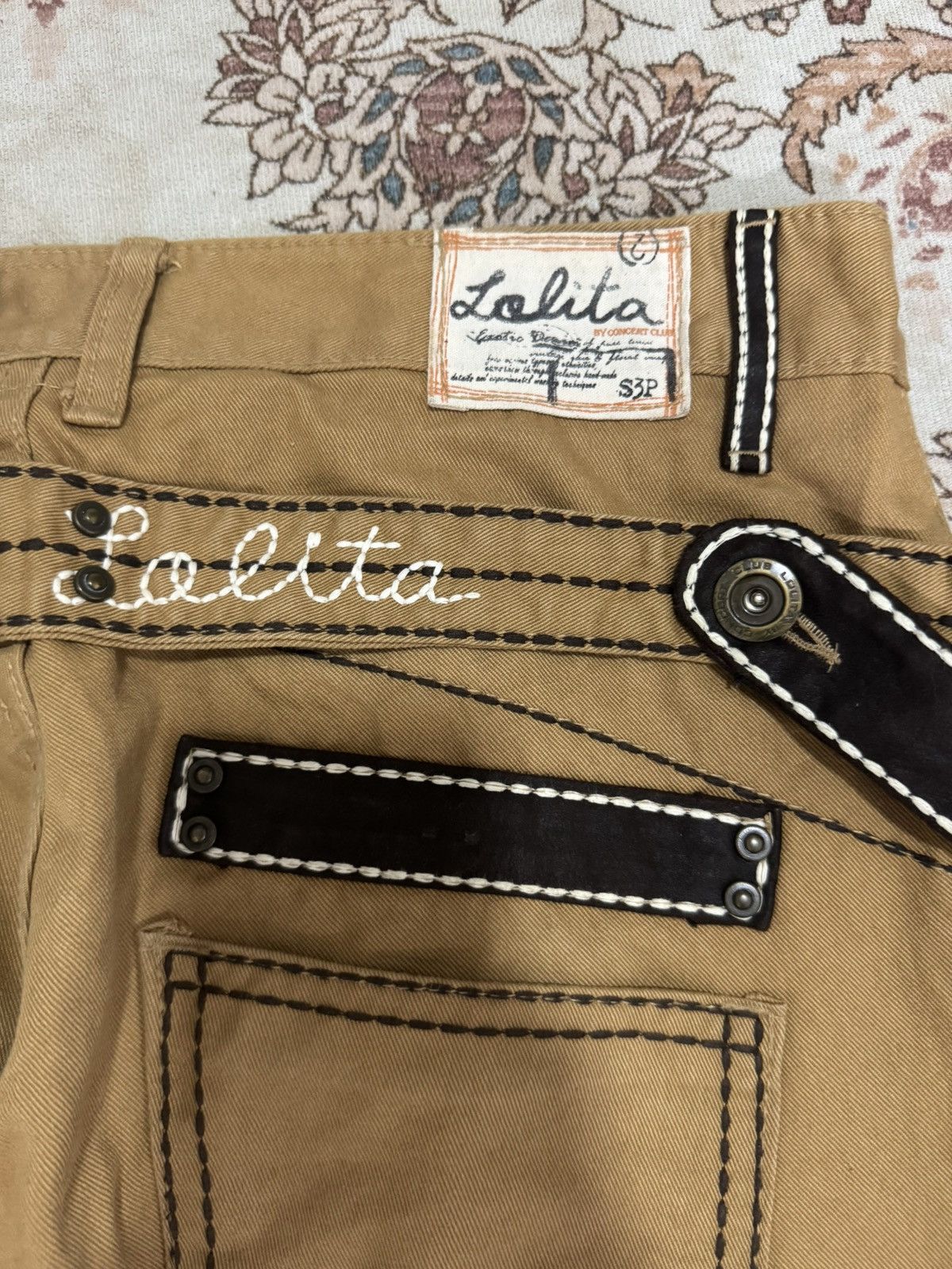 Japanese Brand Vintage Lolita Japan Brown Jeans Size US 36 / EU 52 - 7 Thumbnail