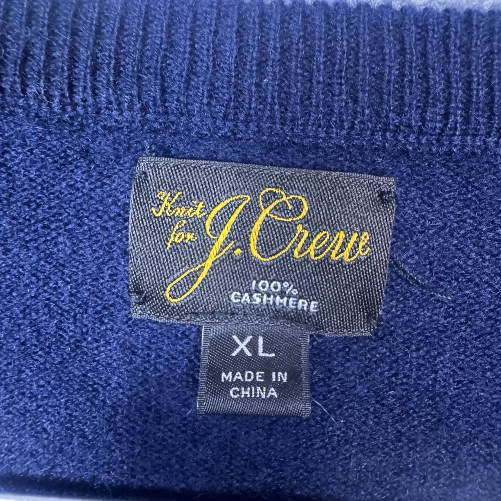 J.Crew J.CREW 100% Cashmere Sweater Mens XL Crewneck Pullover Knit Rugby Stripe BI838 Mens XL Multicolor Crew Neck Knit Pullover Sweater Size US XL / EU 56 / 4 - 6 Thumbnail