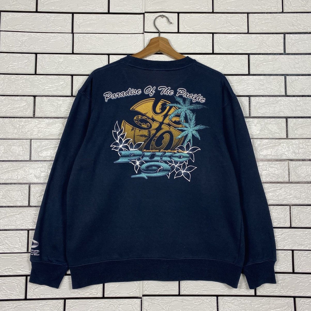 Japanese Brand Vintage Sweatshirt Hawaii Piko Big Logo Size US M / EU 48-50 / 2 - 9 Thumbnail