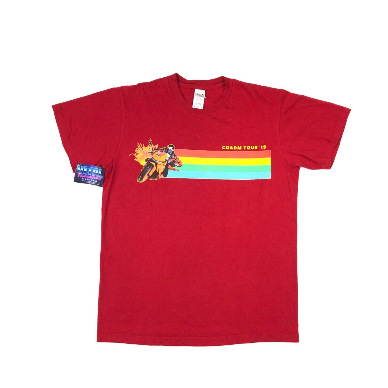 Vintage 2019 Logic COADM Tour Red Tee T Shirt Size Medium M Size US M / EU 48-50 / 2 - 1 Thumbnail