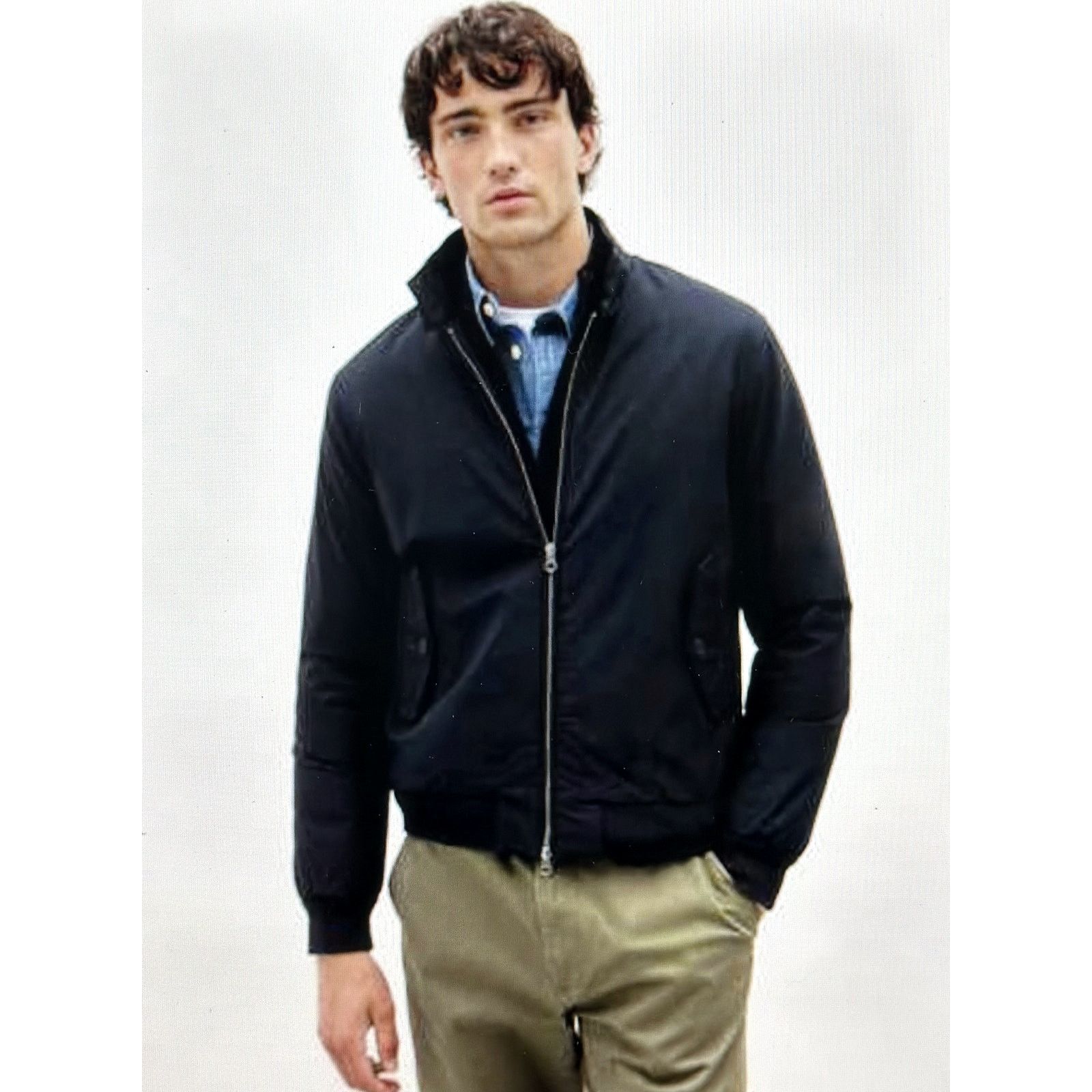 PIOMBO MP Piombo Men's Black Bomber Jacket Black XL Size US XL / EU 56 / 4 - 4 Thumbnail