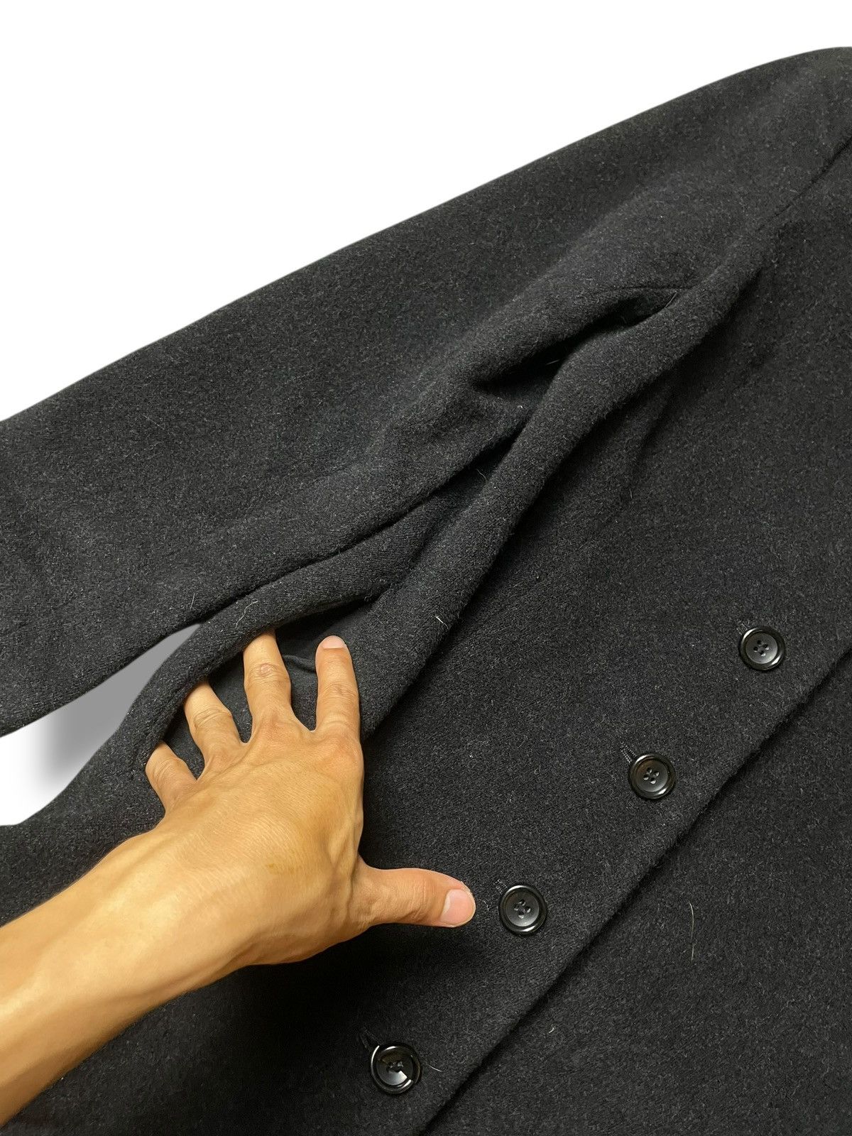 Japanese Brand × Seditionaries × Vintage Peyton Place Brand Mink Fur Wool Long Coat (113) Size US XXS / EU 40 - 5 Thumbnail