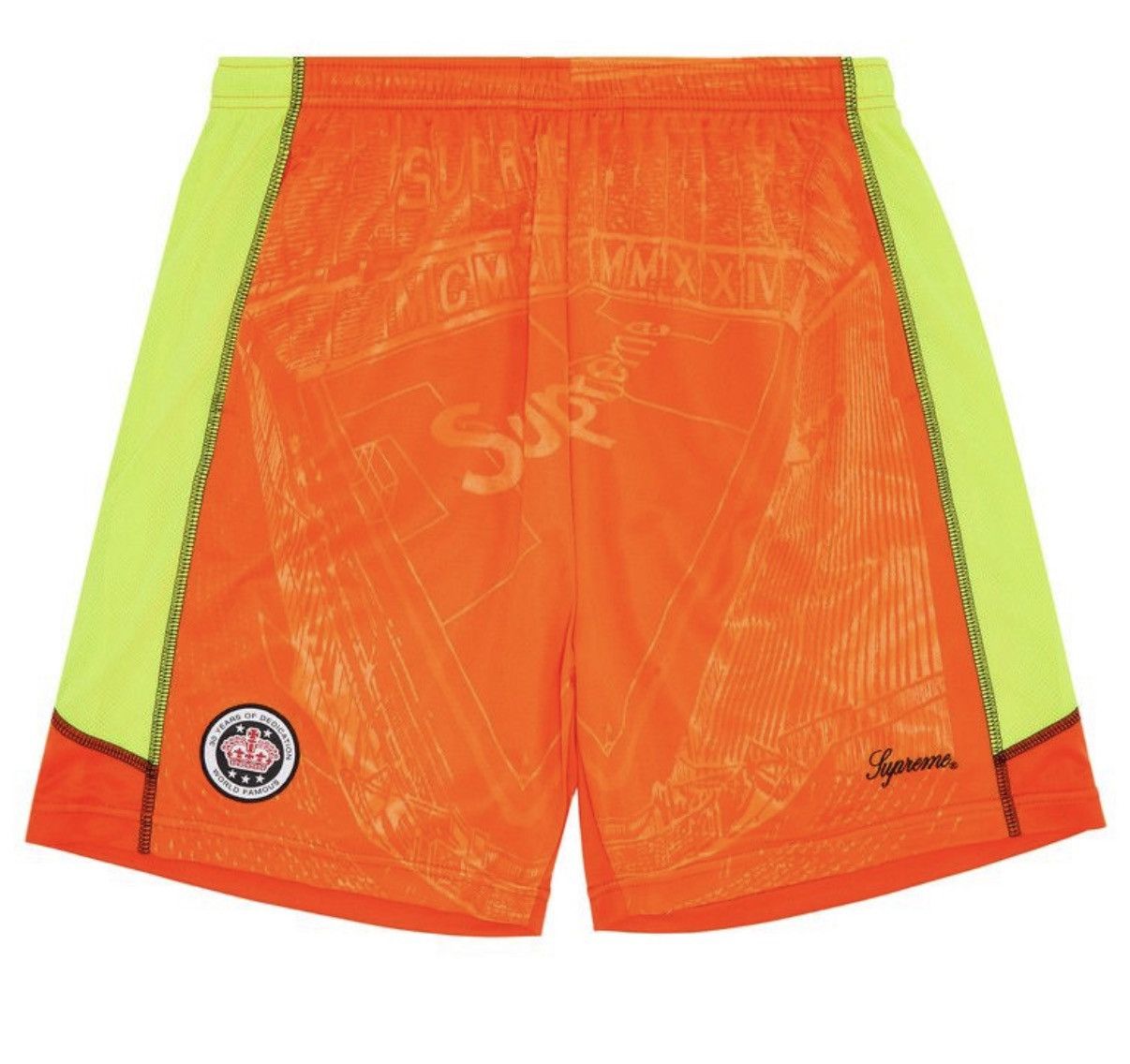 Supreme Supreme Big Letter Water Short Dark Orange | Grailed