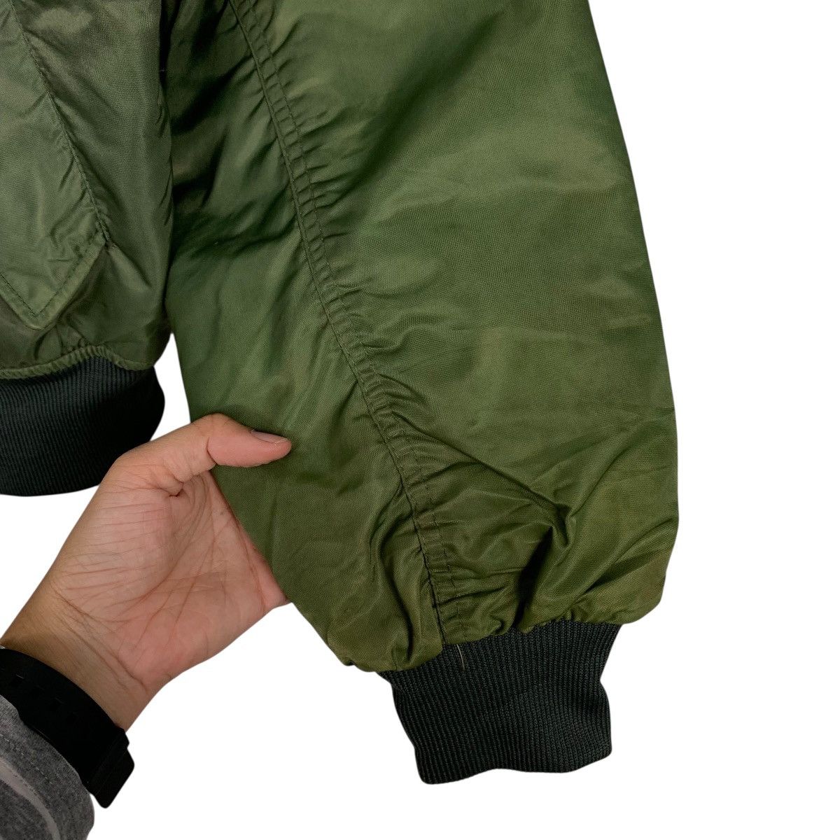 Japanese Brand F16 Fighting Falcon Misawa A.B Military Bomber Jacket Size US M / EU 48-50 / 2 - 13 Thumbnail