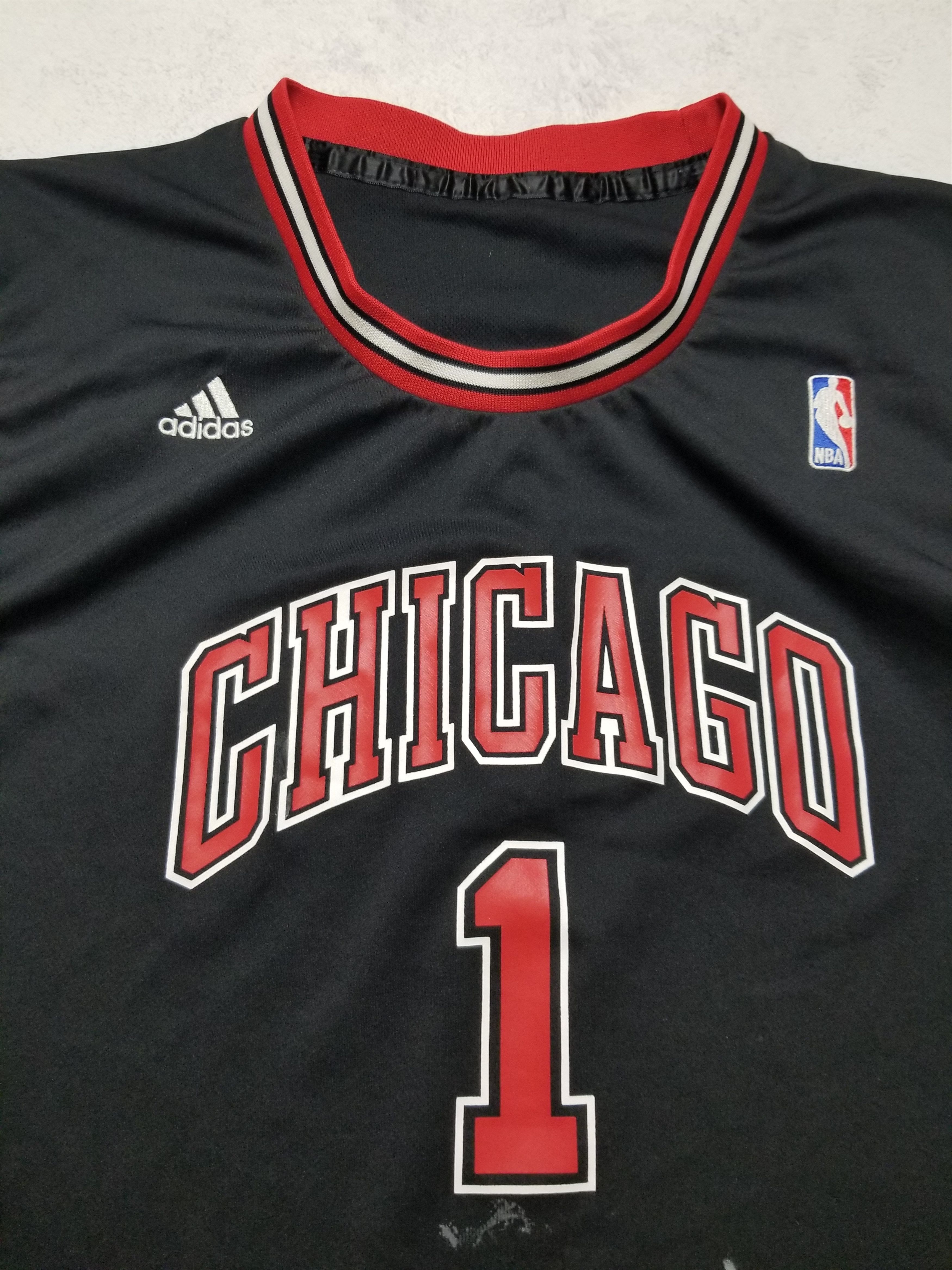 Adidas Derrick Rose #1 Chicago Bulls NBA Basketball Jersey Size US XL / EU 56 / 4 - 15 Thumbnail
