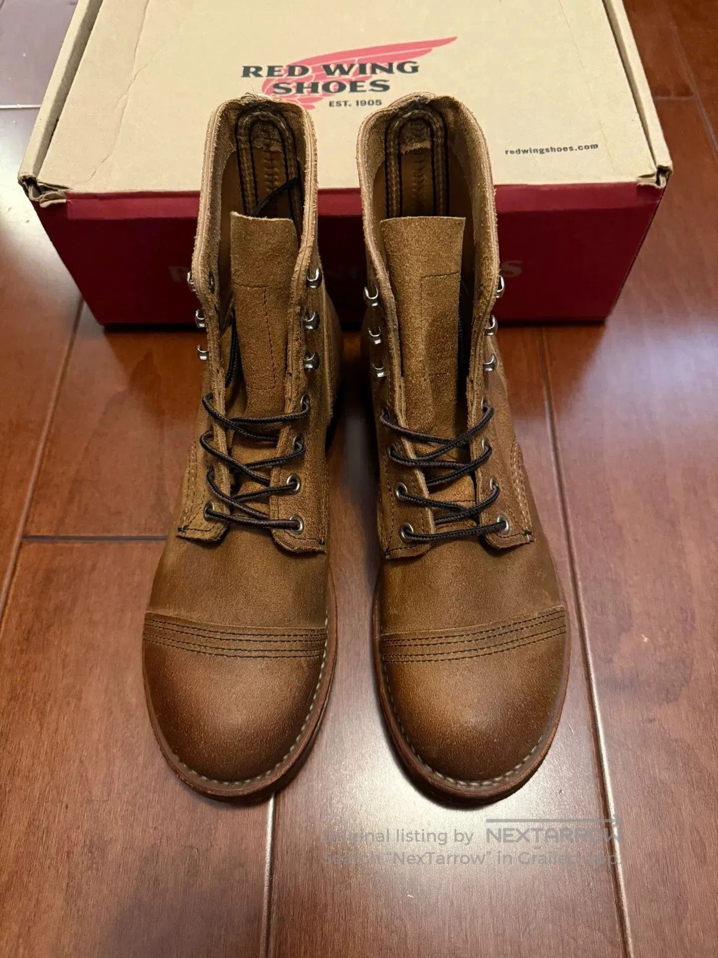 Red Wing Redwing 8113 Work Boots. Size US 7.5 / EU 40-41 - 1 Thumbnail