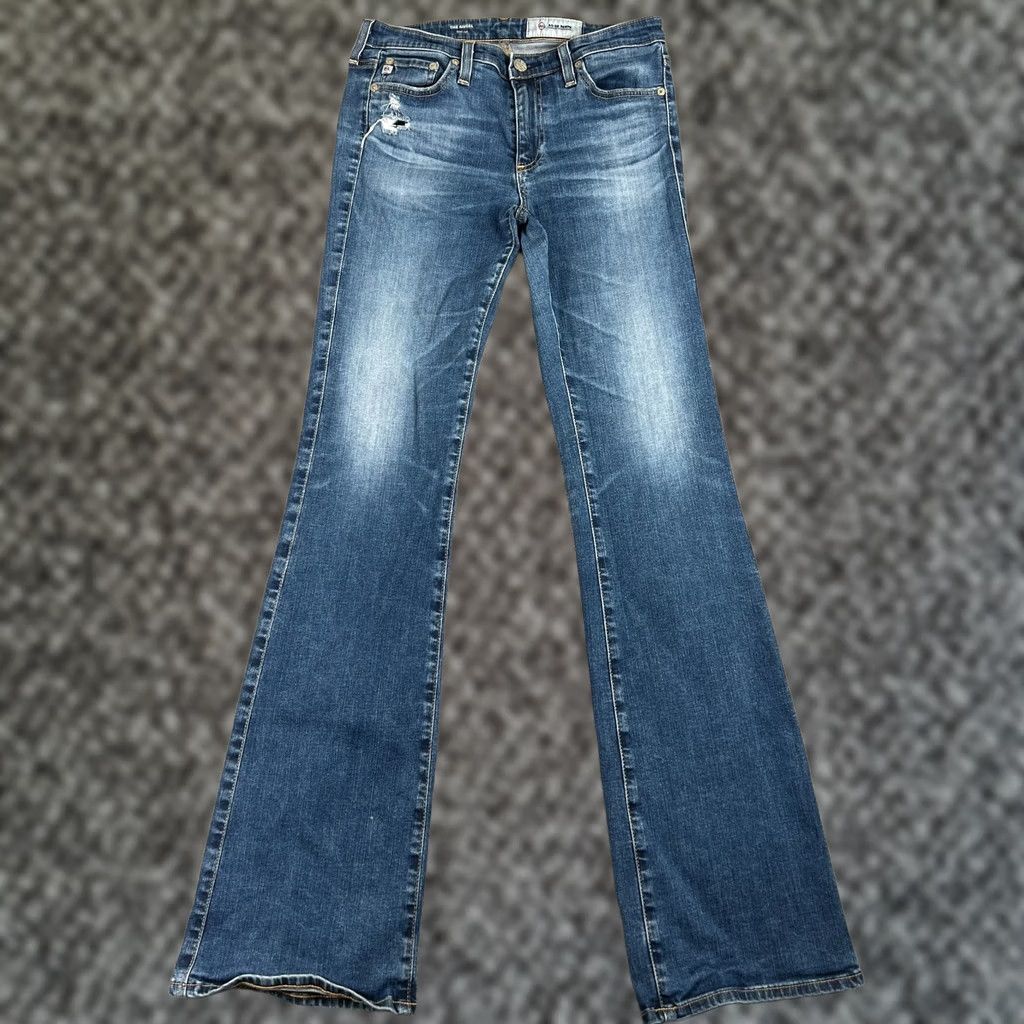 Vintage VINTAGE AG Adriano Goldschmied Jeans Bootcut Low Rise Women 28 Blue Denim 5-Pocket Mens Womens (adjust to end gender if applicable) Size 28" / US 6 / IT 42 - 1 Thumbnail