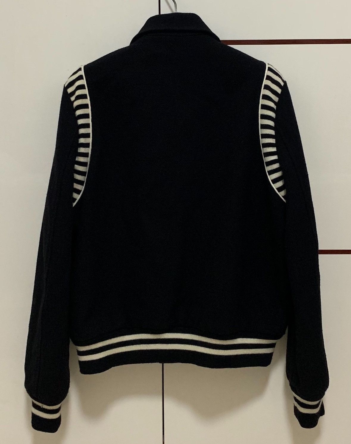 Yves Saint Laurent Saint laurent Black zebra lapel zipper Teddy jacket 2503-Ne Size US M / EU 48-50 / 2 - 2 Thumbnail