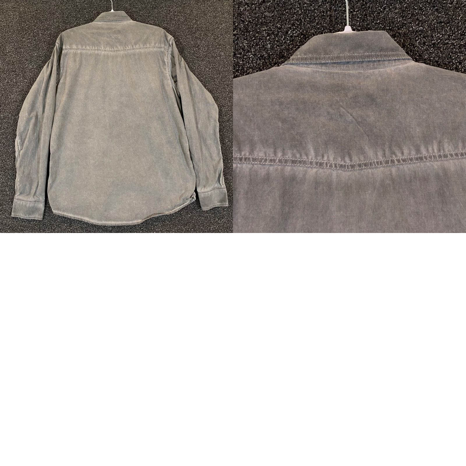 Ariat VINTAGE ARIAT Shirt Mens Large Retro Fit Stonewash Gray Button Up Cowboy Western Outdoor Size US L / EU 52-54 / 3 - 8 Thumbnail