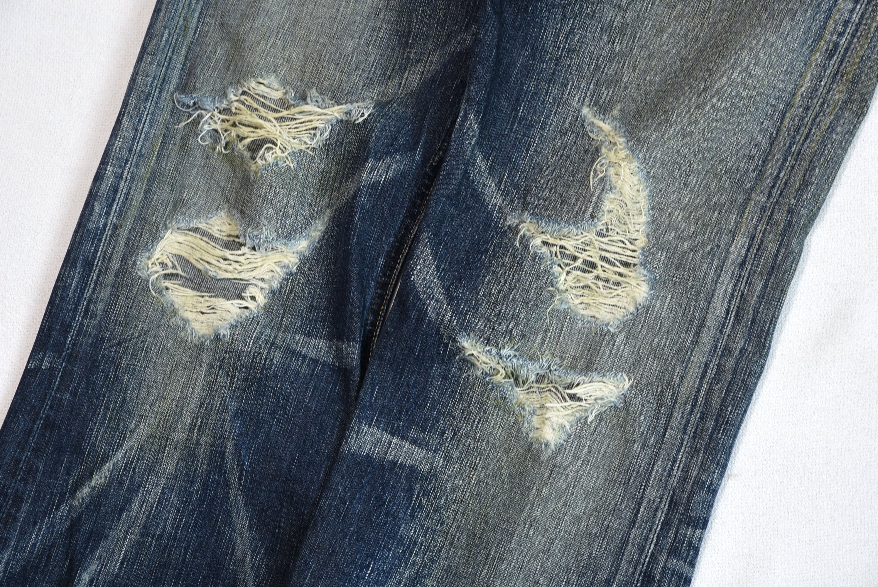 Edwin × If Six Was Nine × Japanese Brand Edwin Blue Trip Grunge Denim Bootcut Size US 30 / EU 46 - 6 Thumbnail