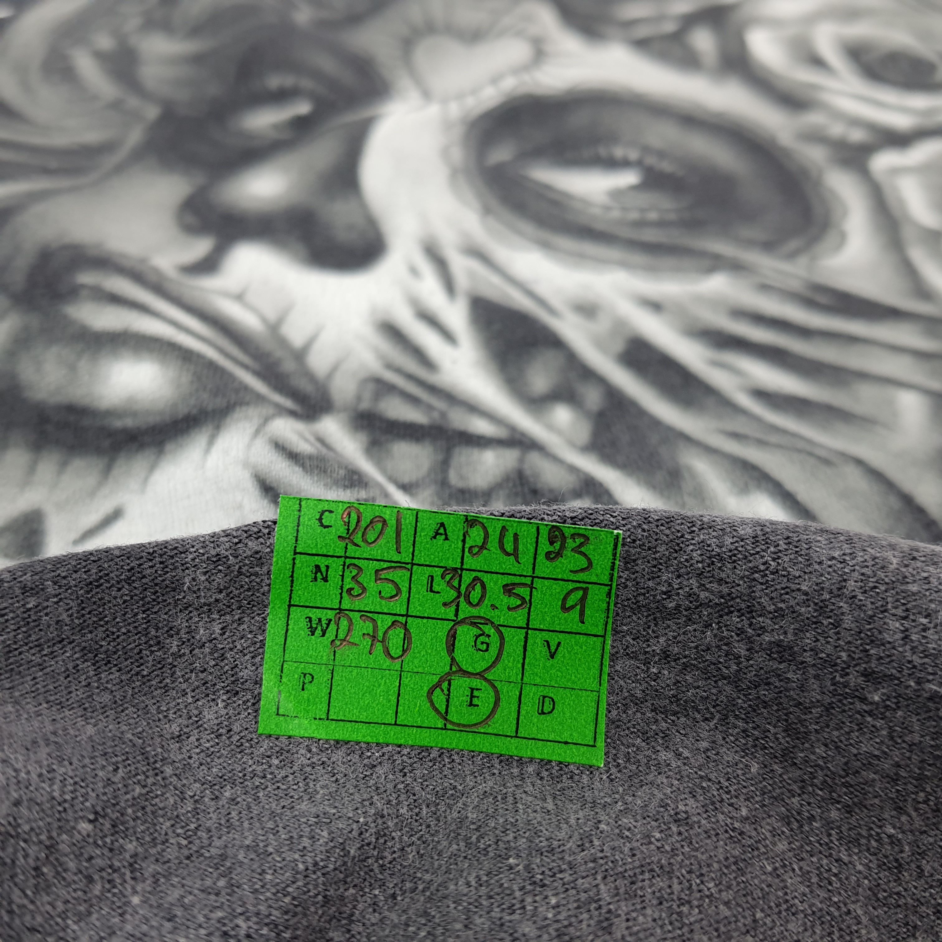 Vintage Vintage Sullen Naked Art American Fashion Style Tshirt Size US XL / EU 56 / 4 - 10 Thumbnail