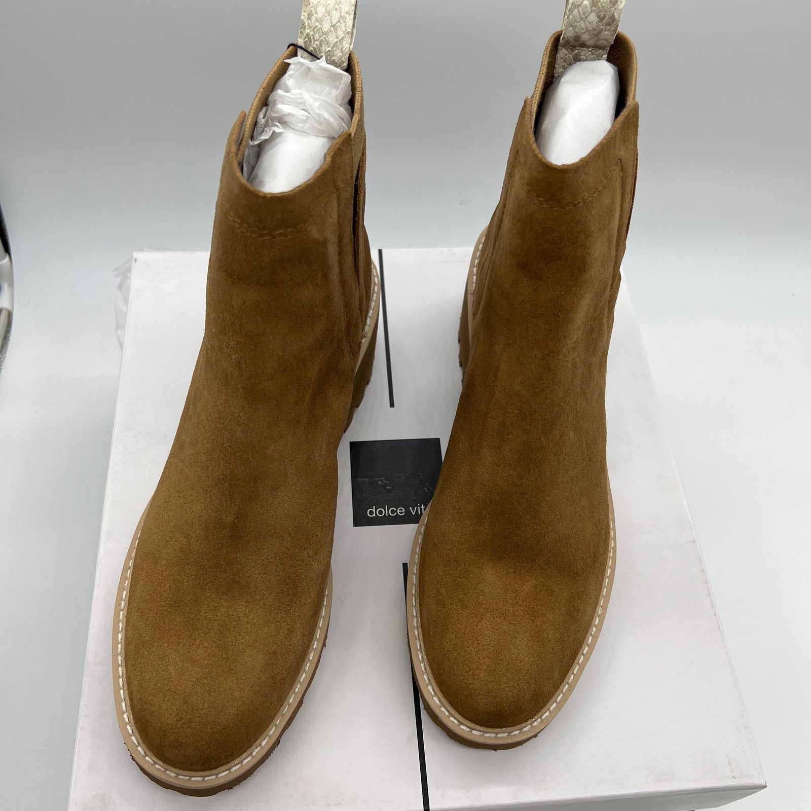 Other Dolce Vita Suede Waterproof Ankle Boots Size 8.5 Brown Color Size US 8.5 / IT 38.5 - 6 Thumbnail