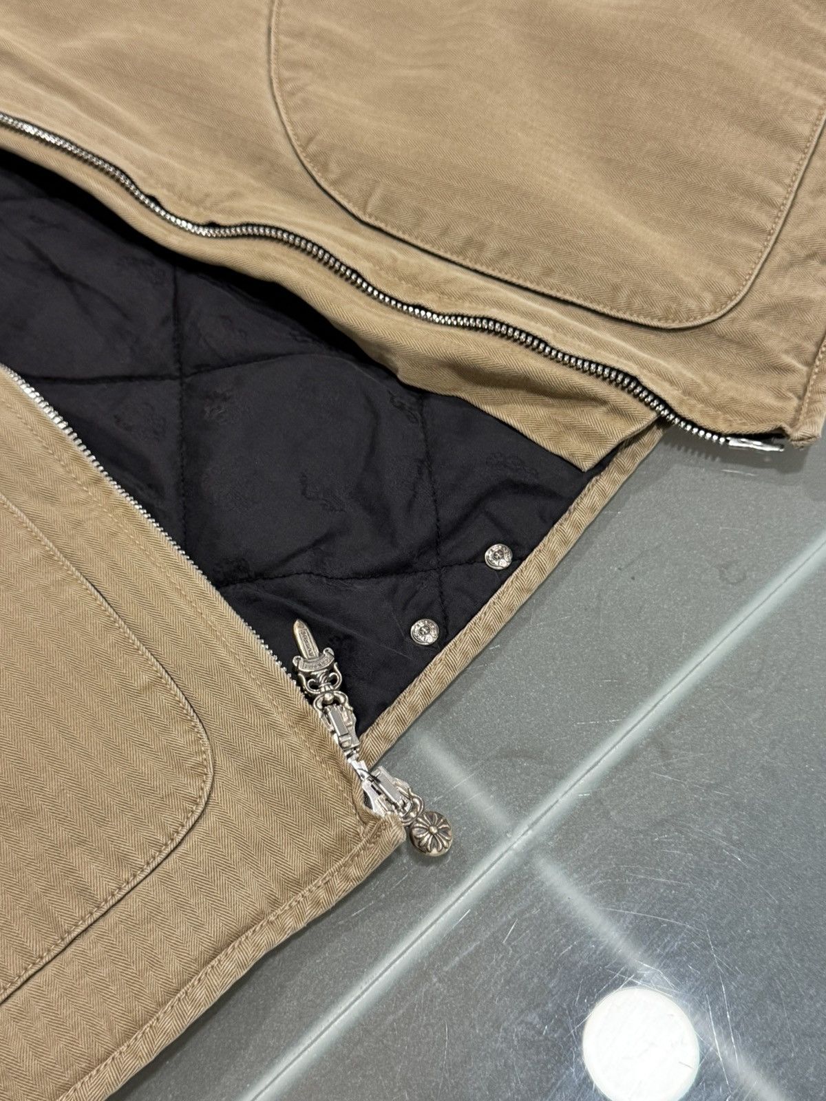 Chrome Hearts Chrome Hearts Homer Khaki Vest Size US XL / EU 56 / 4 - 7 Thumbnail