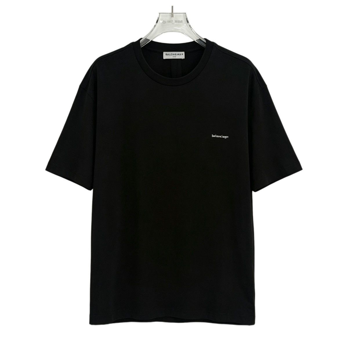 Balenciaga Balenciaga Black Small Logo Short Sleeve T-shirt K26WX Size US XS / EU 42 / 0 - 1 Thumbnail
