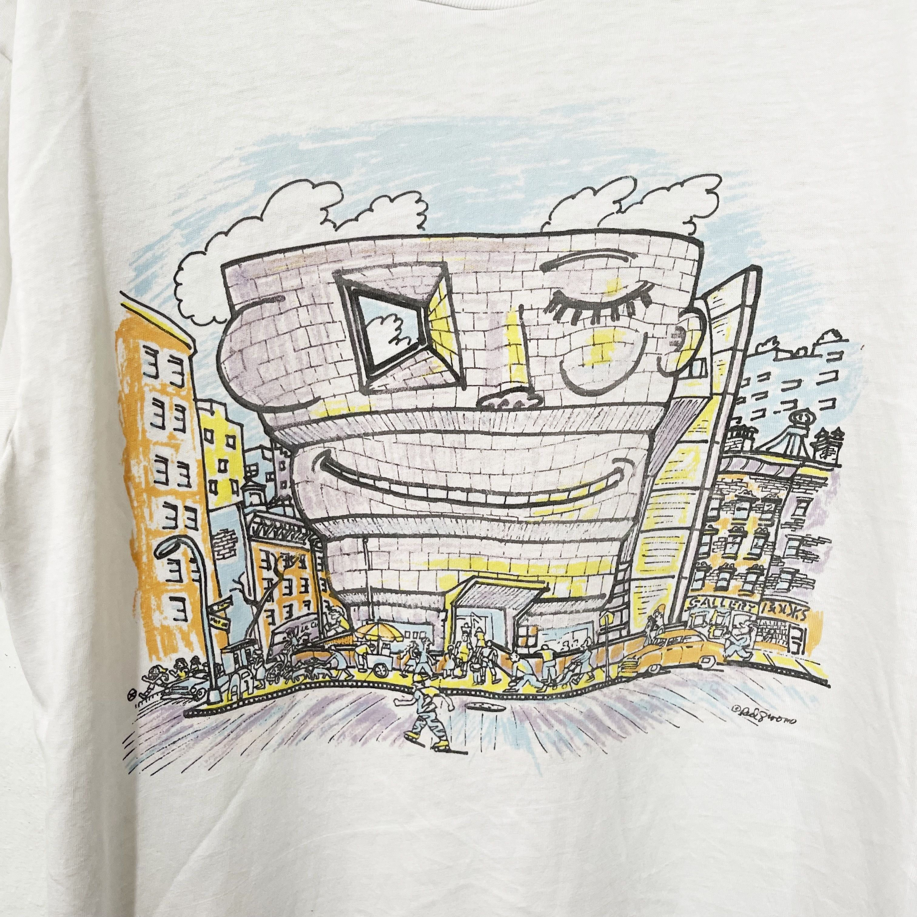 Vintage intage 1987 Red Grooms Exhibition T-Shirt Size US M / EU 48-50 / 2 - 2 Thumbnail