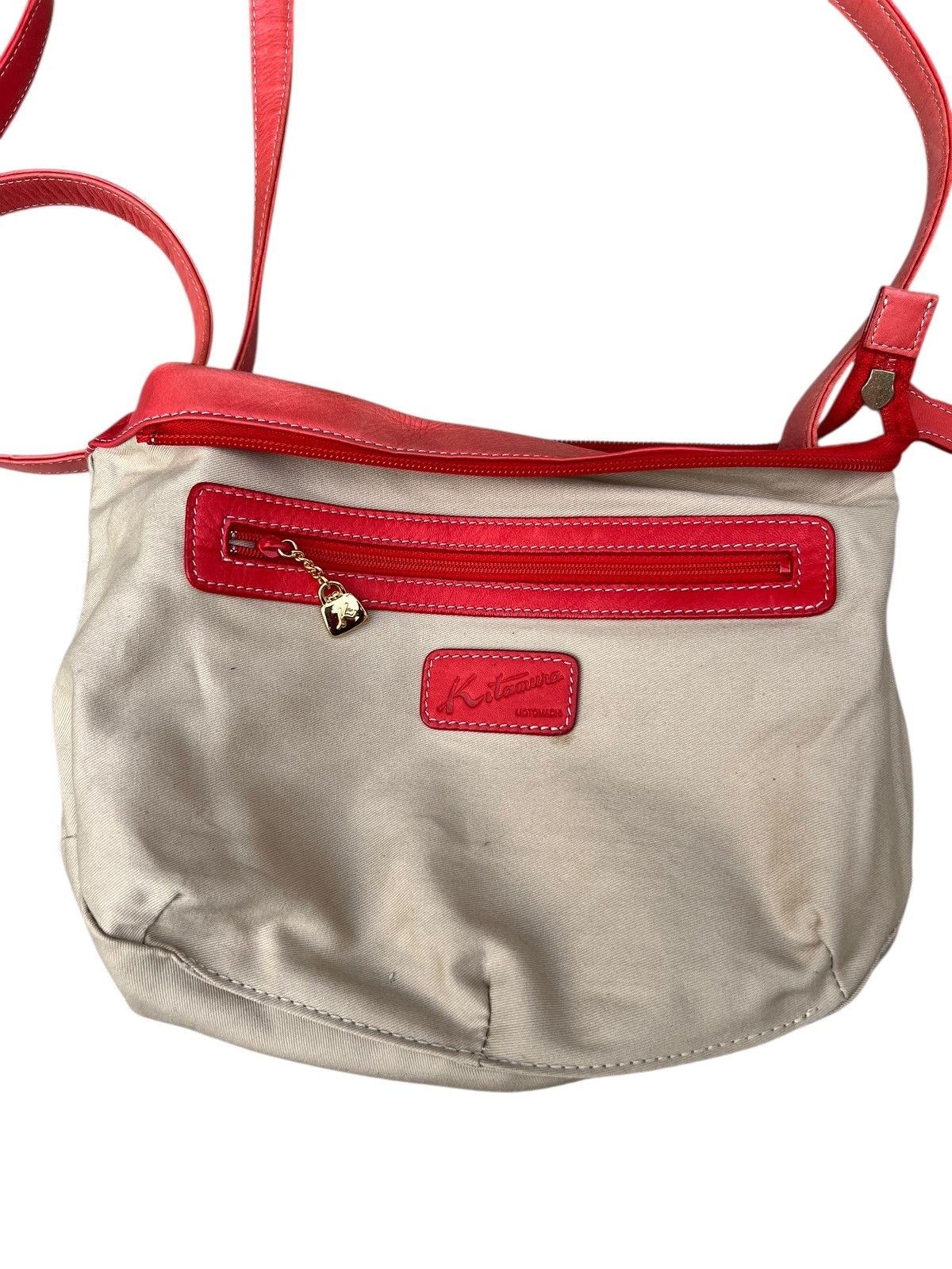Leather Faded Patina Pink Peach Leather Bag Dog’s Paws Kitamura Size ONE SIZE - 24 Thumbnail