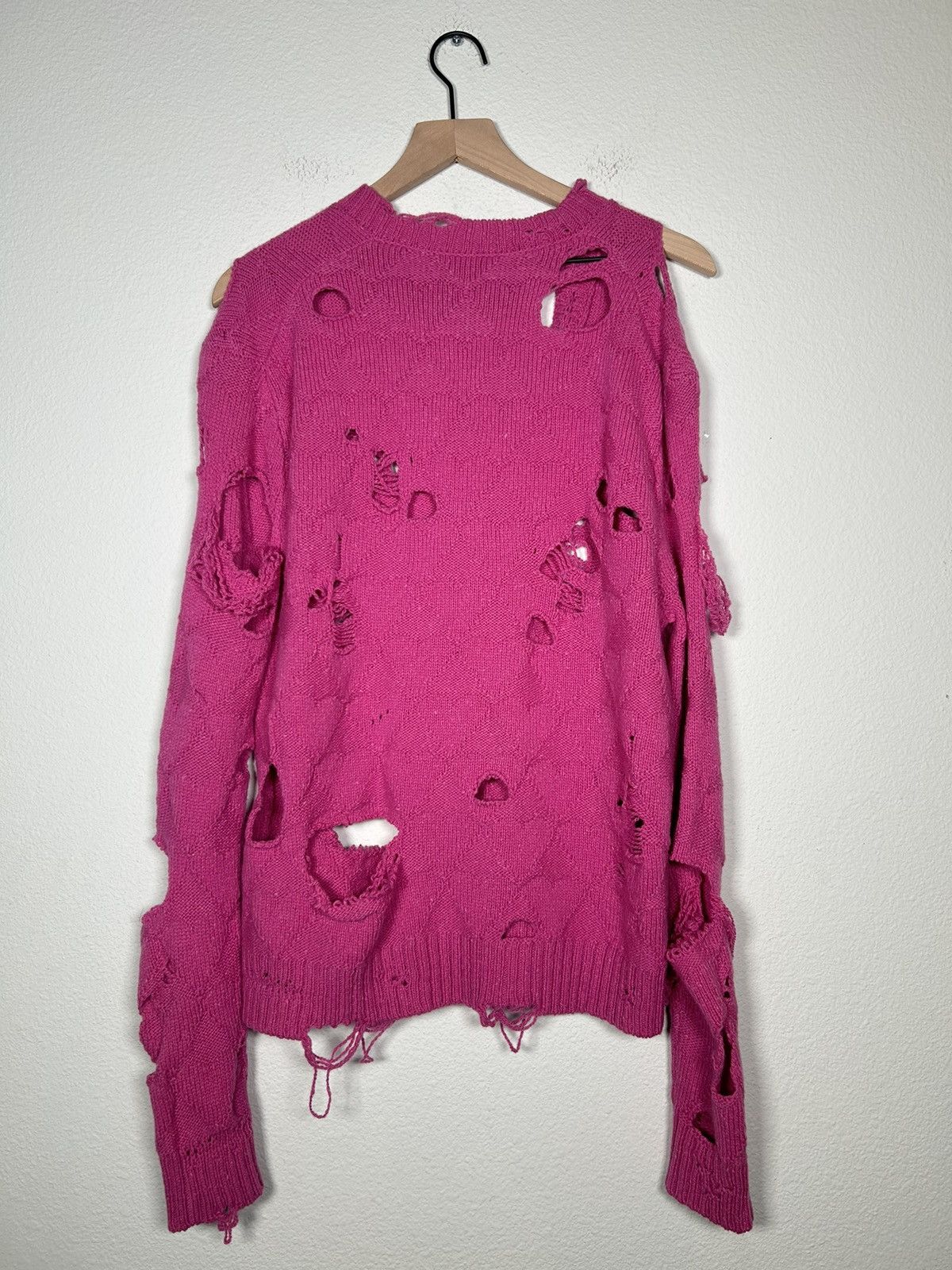 Other FW22 Wool Distressed Sweater Size US XXS / EU 40 - 3 Thumbnail