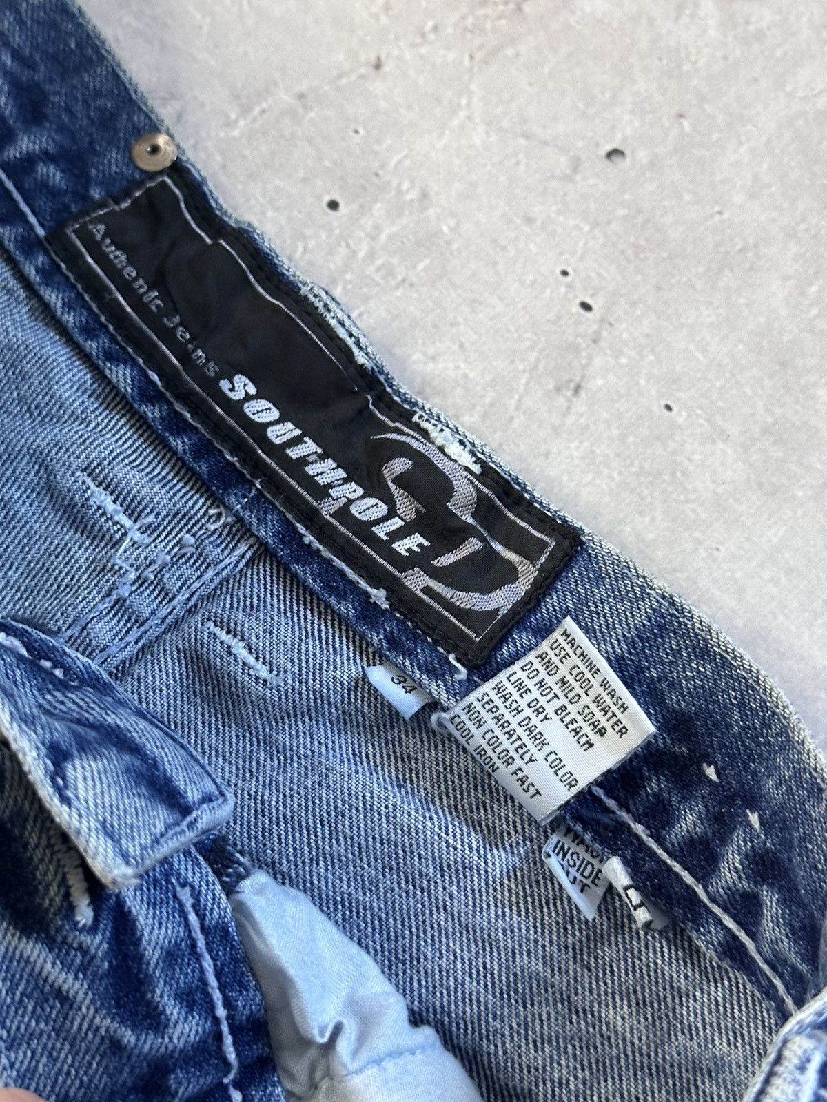 Southpole × Vintage Southpole Vintage Baggy Jeans Dynamic Equipment SK8 Y2K Size US 34 / EU 50 - 9 Thumbnail