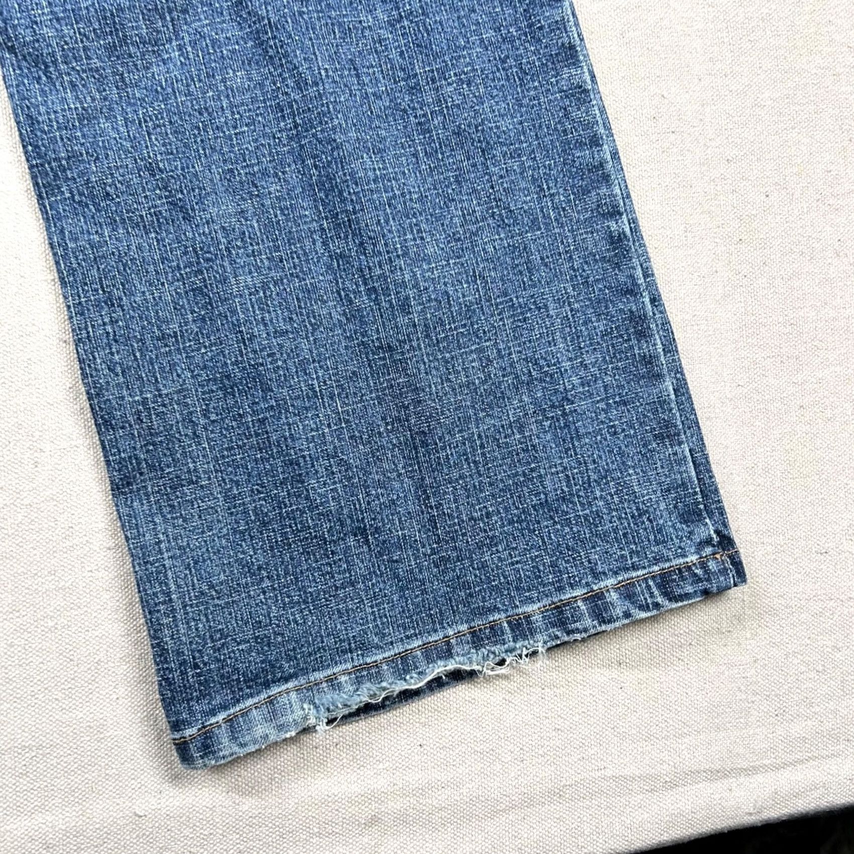 Old Navy VINTAGE Old Navy Jeans Womens 10 Boot Cut Mid Rise Stretch Denim Blue 5-Pocket 32in inseam Mens Womens Girls Boys Size 32" / US 10 / IT 46 - 6 Thumbnail