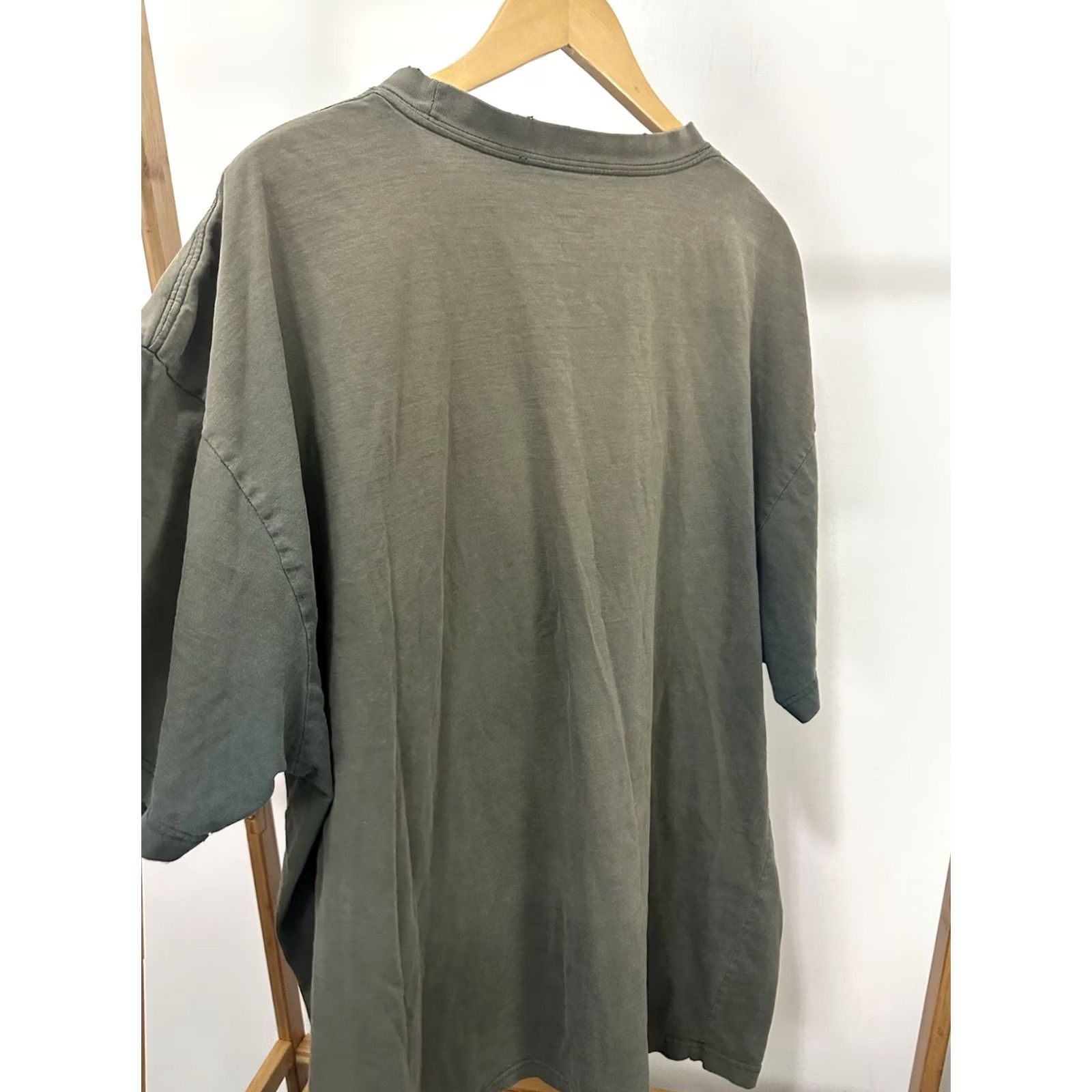 Dickies Dickies T-Shirt Shirt Men 3XL Green VTG Gradient Sun Faded Worn Work WIP Pocket Front Mens Size US XXL / EU 58 / 5 - 4 Thumbnail